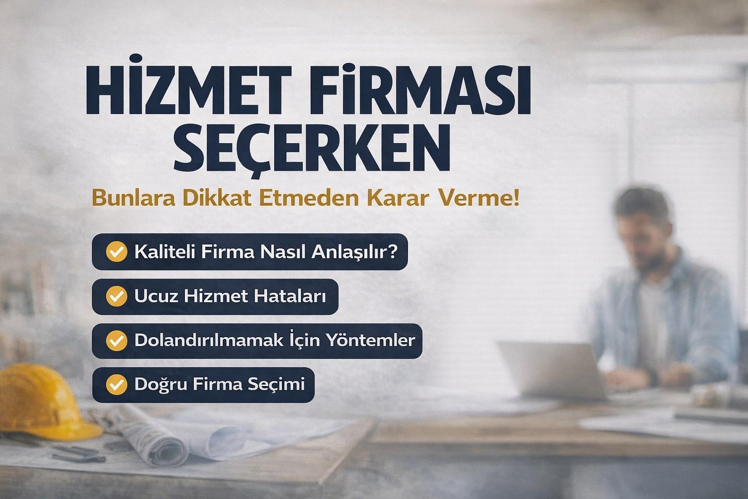 Kaliteli Firma Nasıl Anlaşılır?