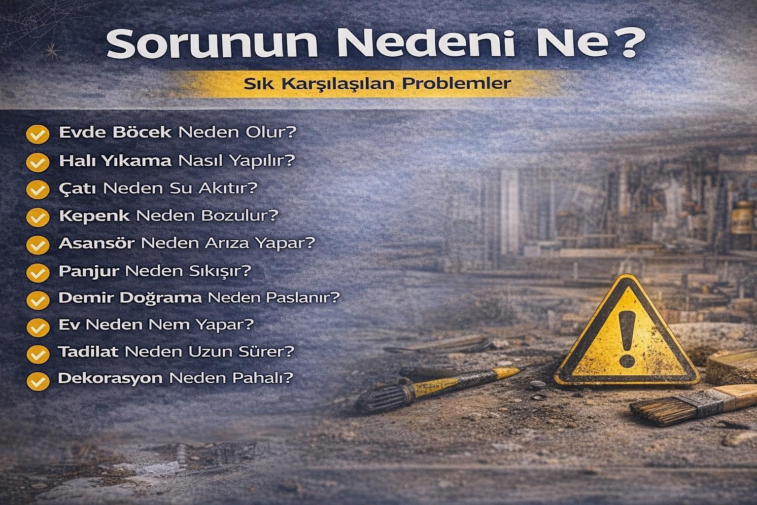 Evde Böcek Neden Olur?